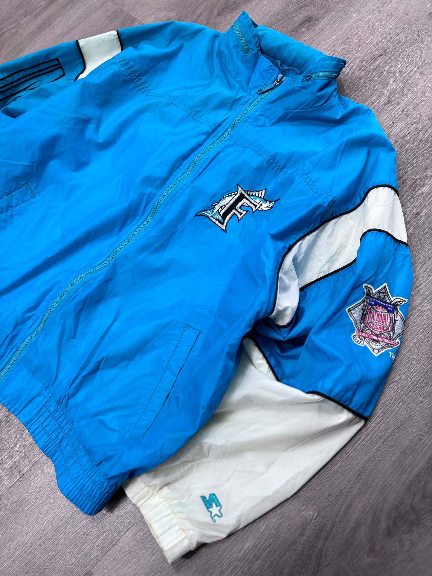 Vintage Florida Marlins Starter Windbreaker