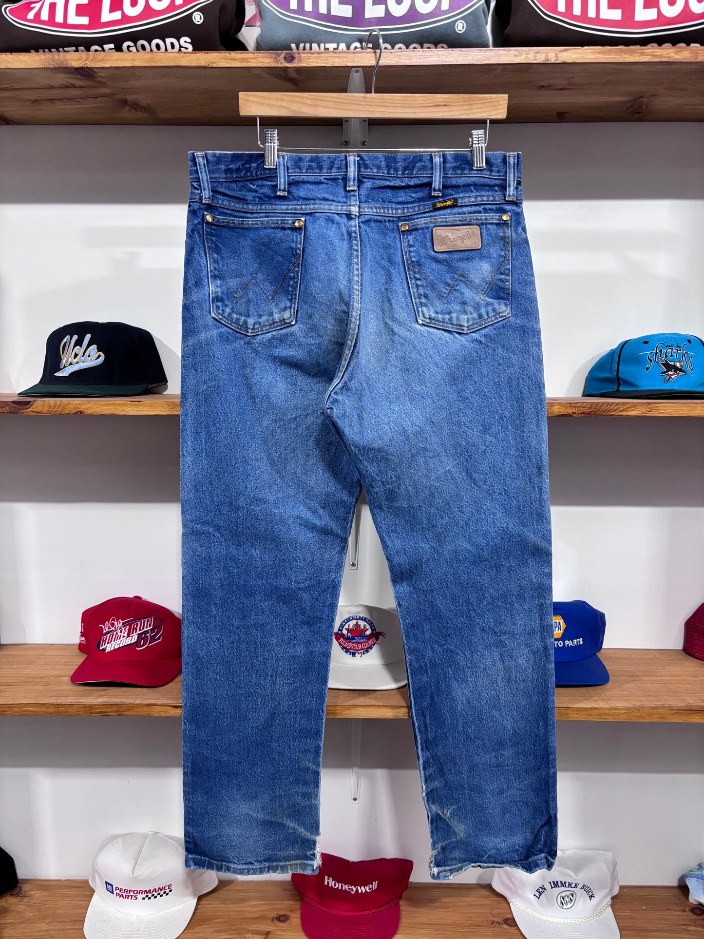 Vintage Wrangler Faded Blue Jeans