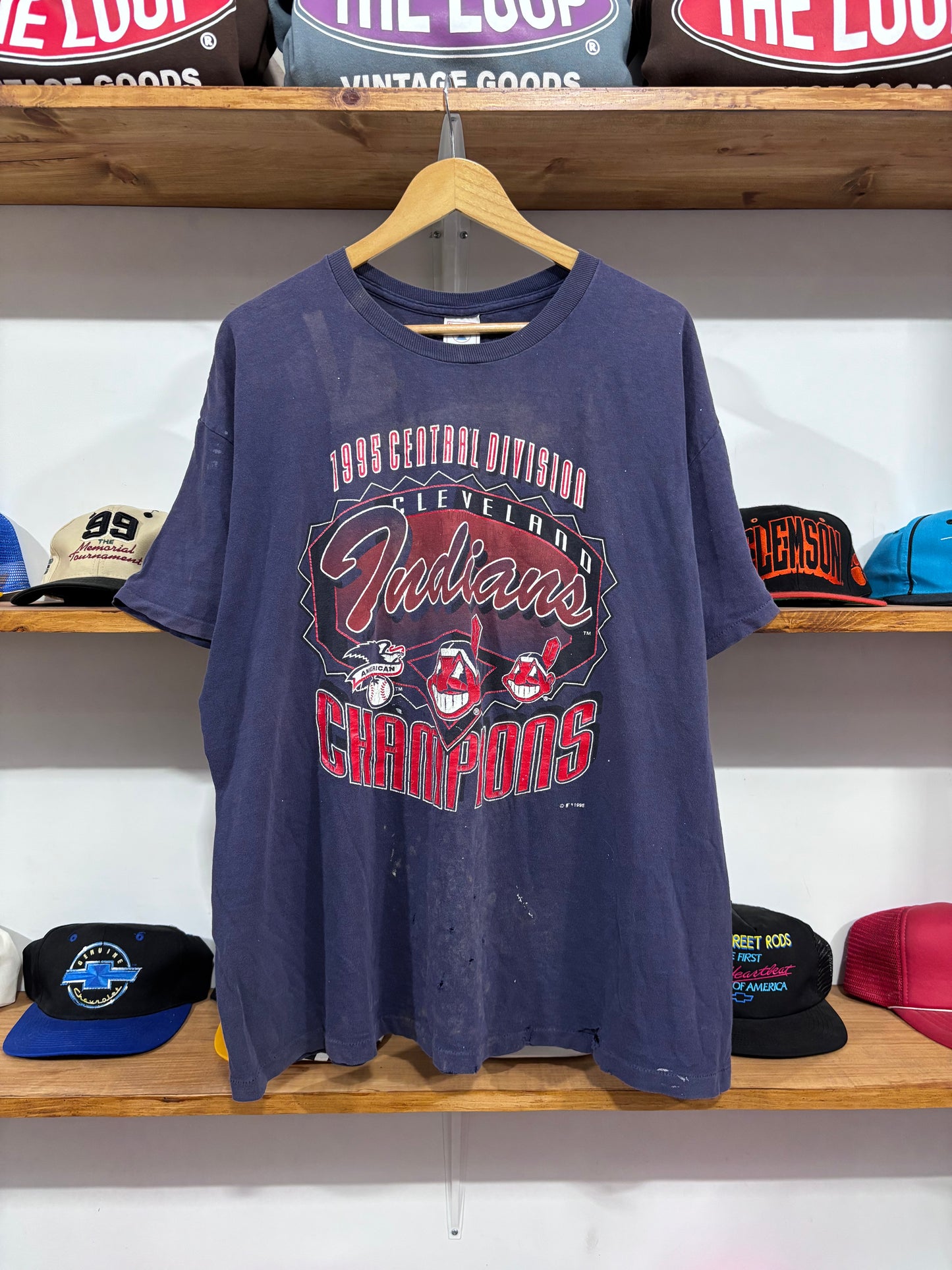 Vintage Cleveland Indians Champs Tee