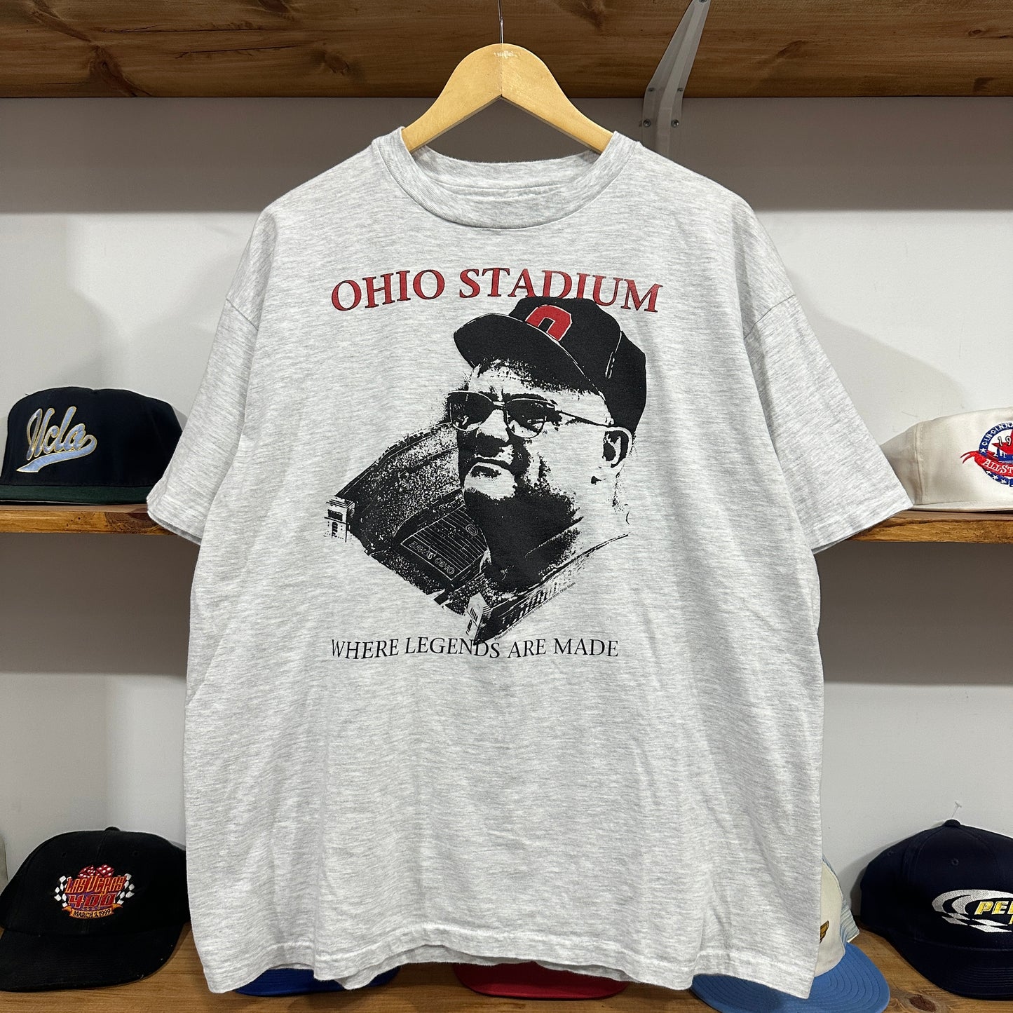 Vintage Ohio Stadium Woody Hayes Tee