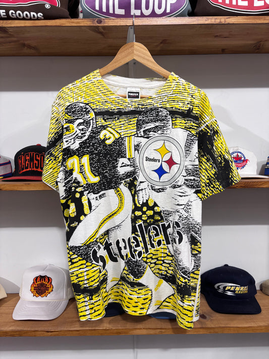 Vintage Pittsburgh Steelers AOP Tee