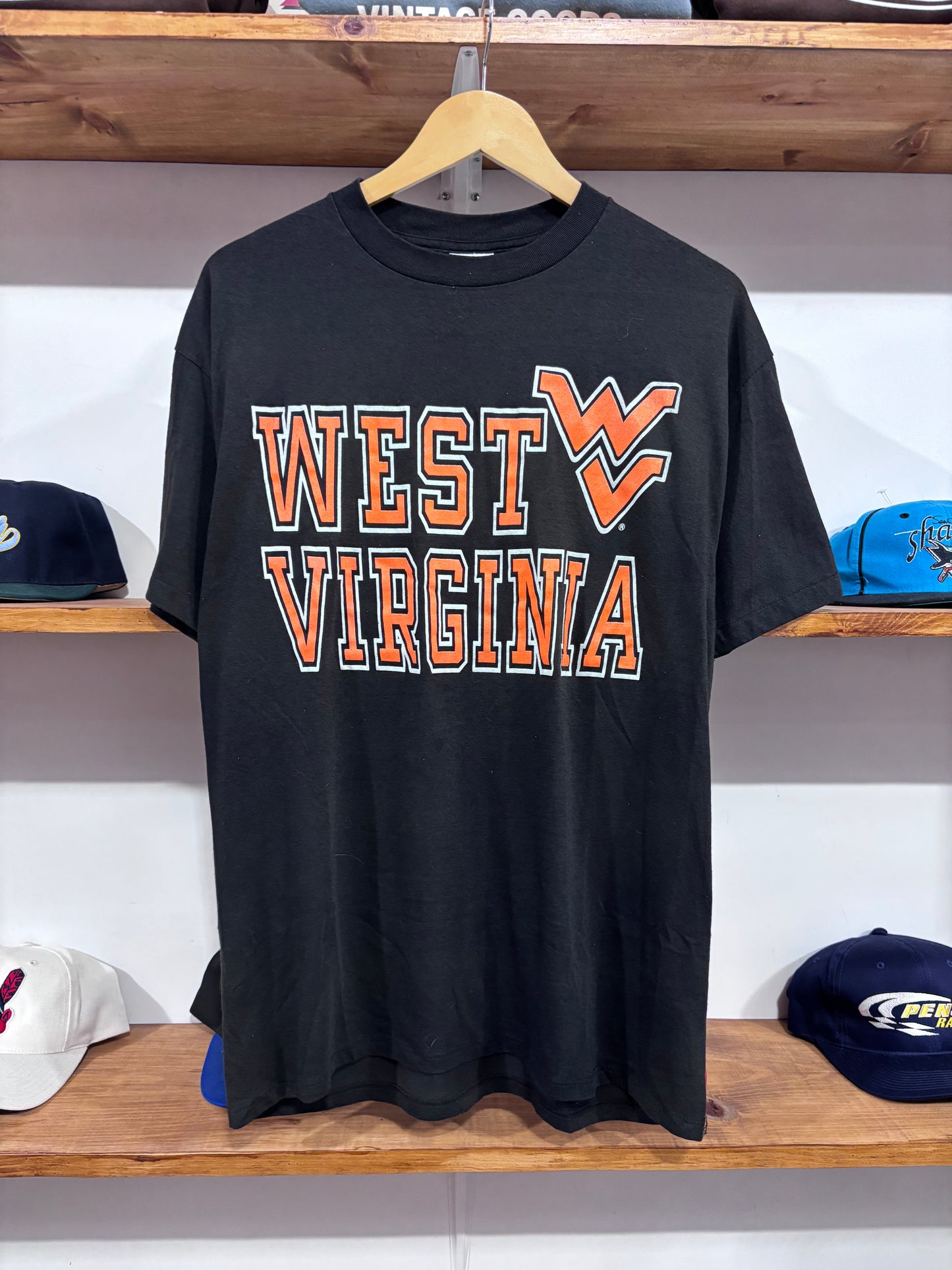 Vintage West Virginia Black Tee