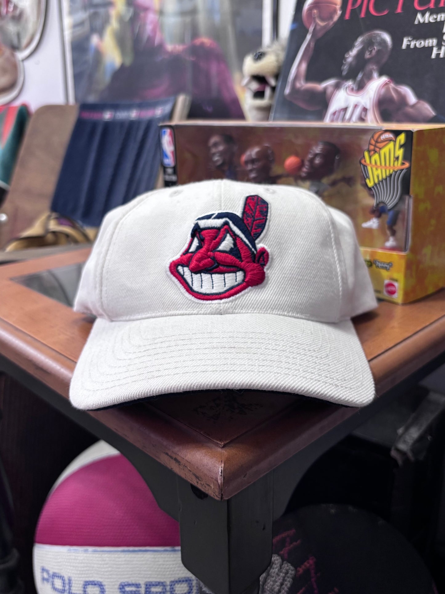 Vintage Cleveland Indians Strap Back Hat