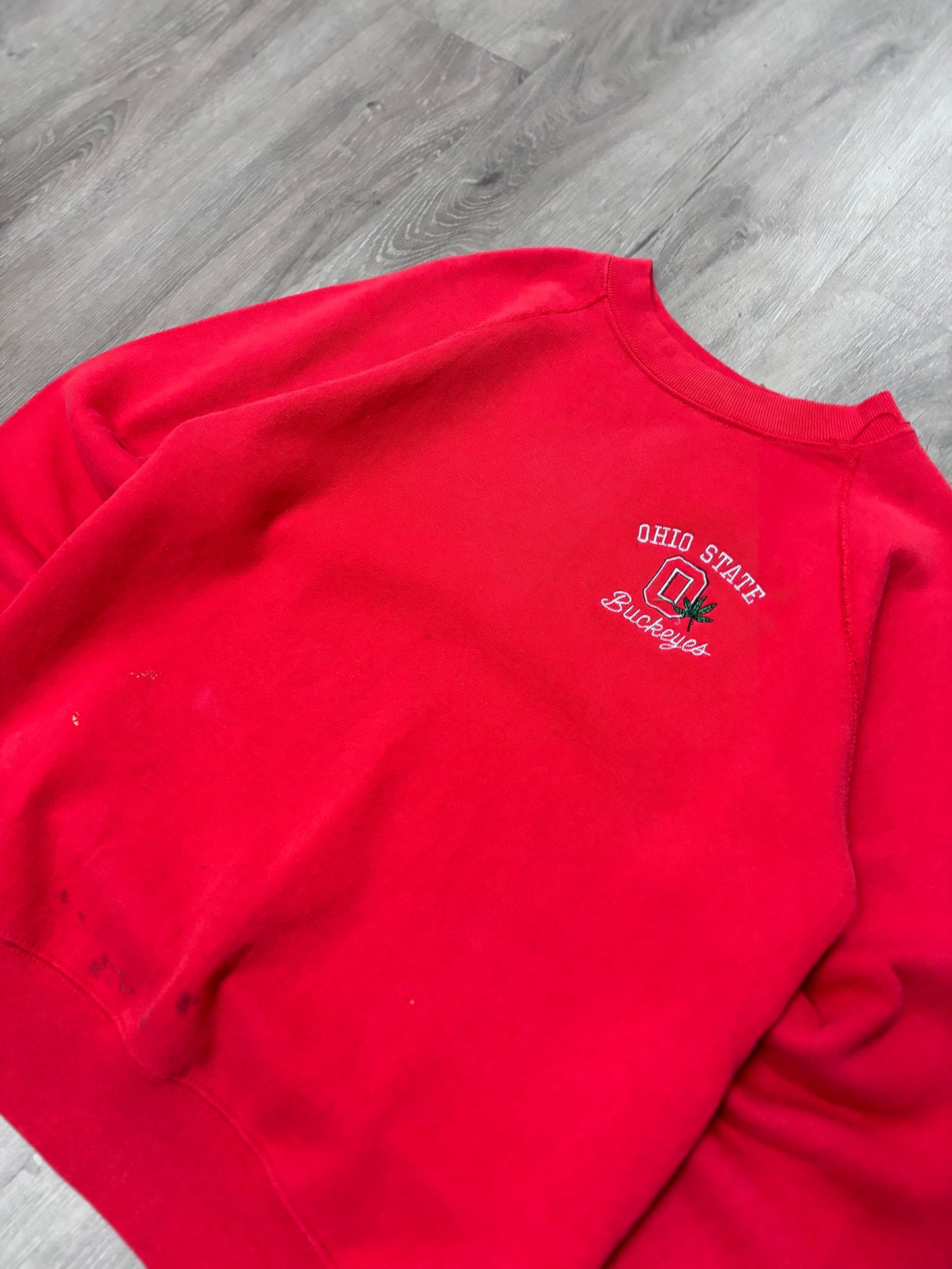 Vintage Ohio State Buckeyes Red Crewneck