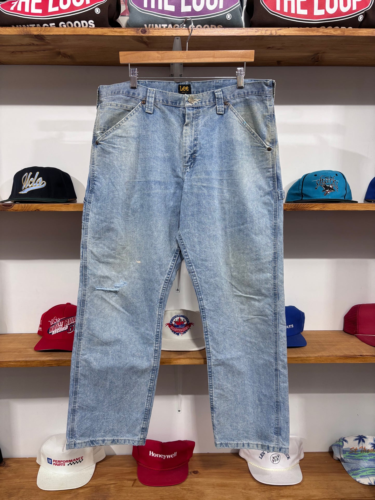 Vintage Lee Dungaree Carpenter Jeans