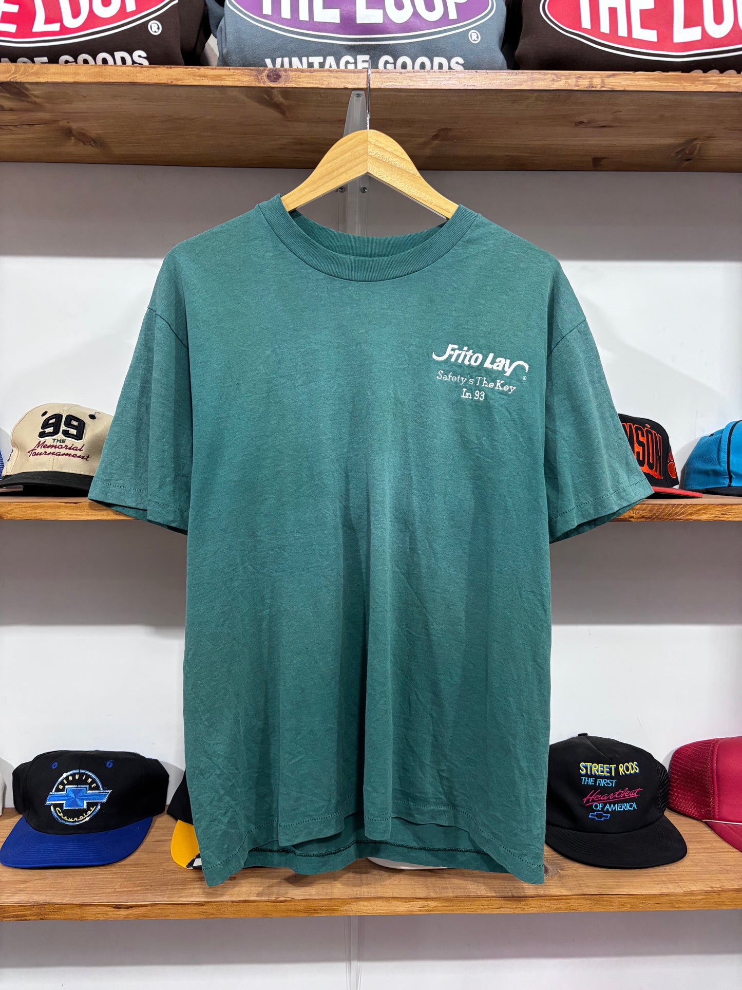 Vintage Frito Lay Green Tee