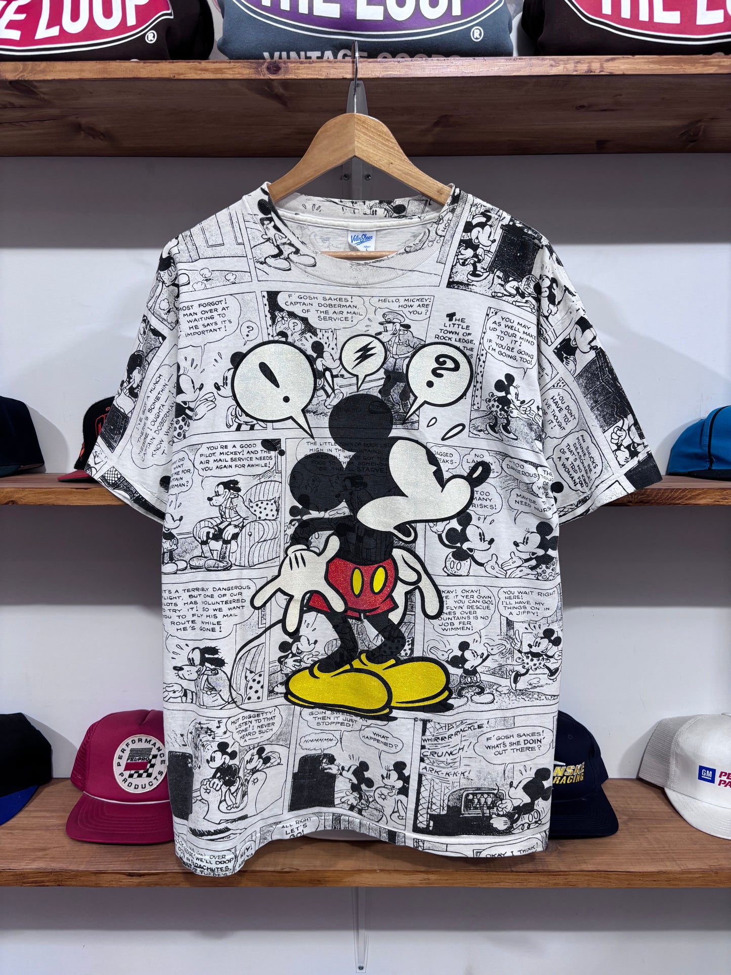 Vintage Mickey Mouse Comic AOP Tee