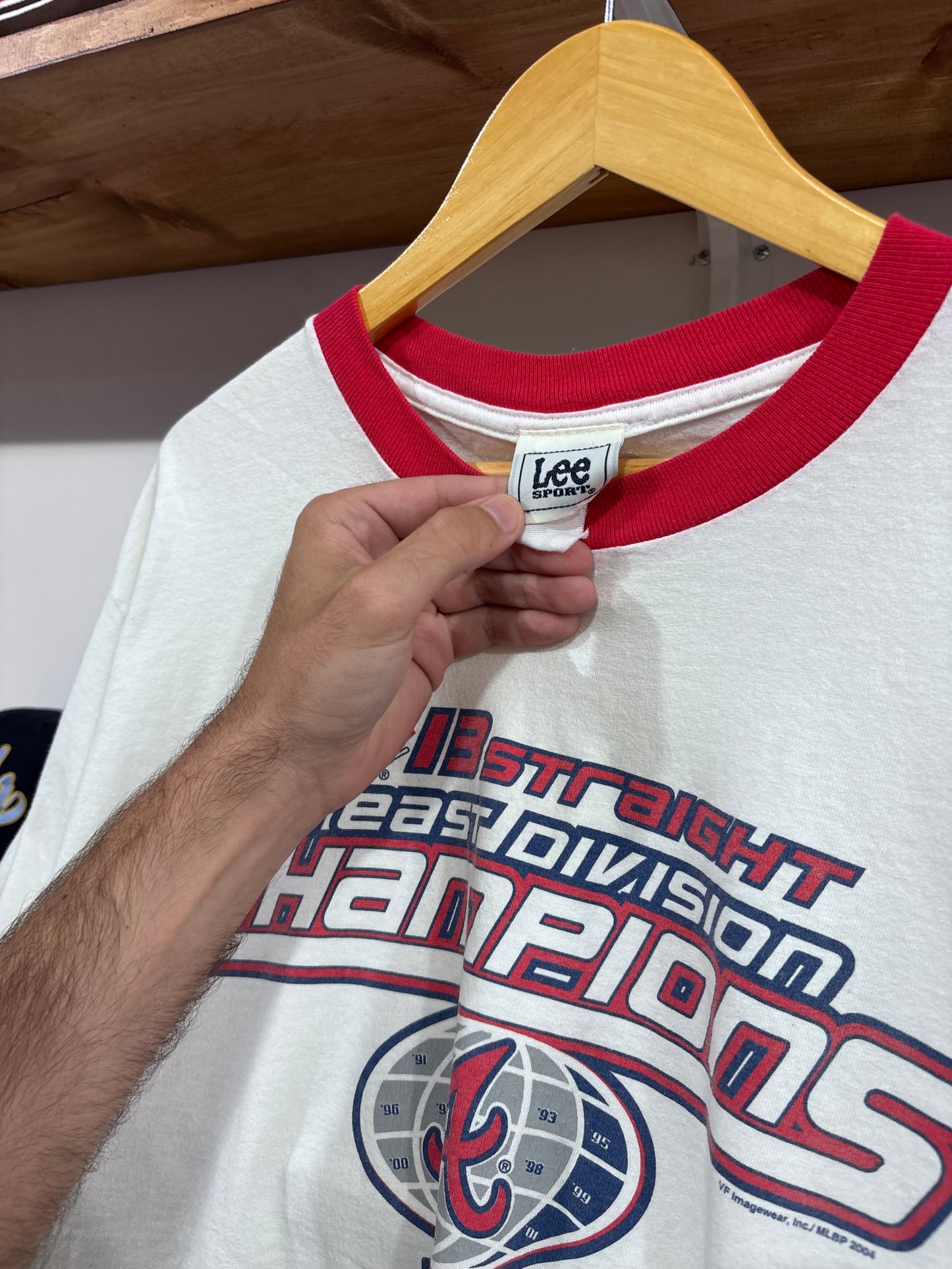 Vintage Atlanta Braves Ringer Tee