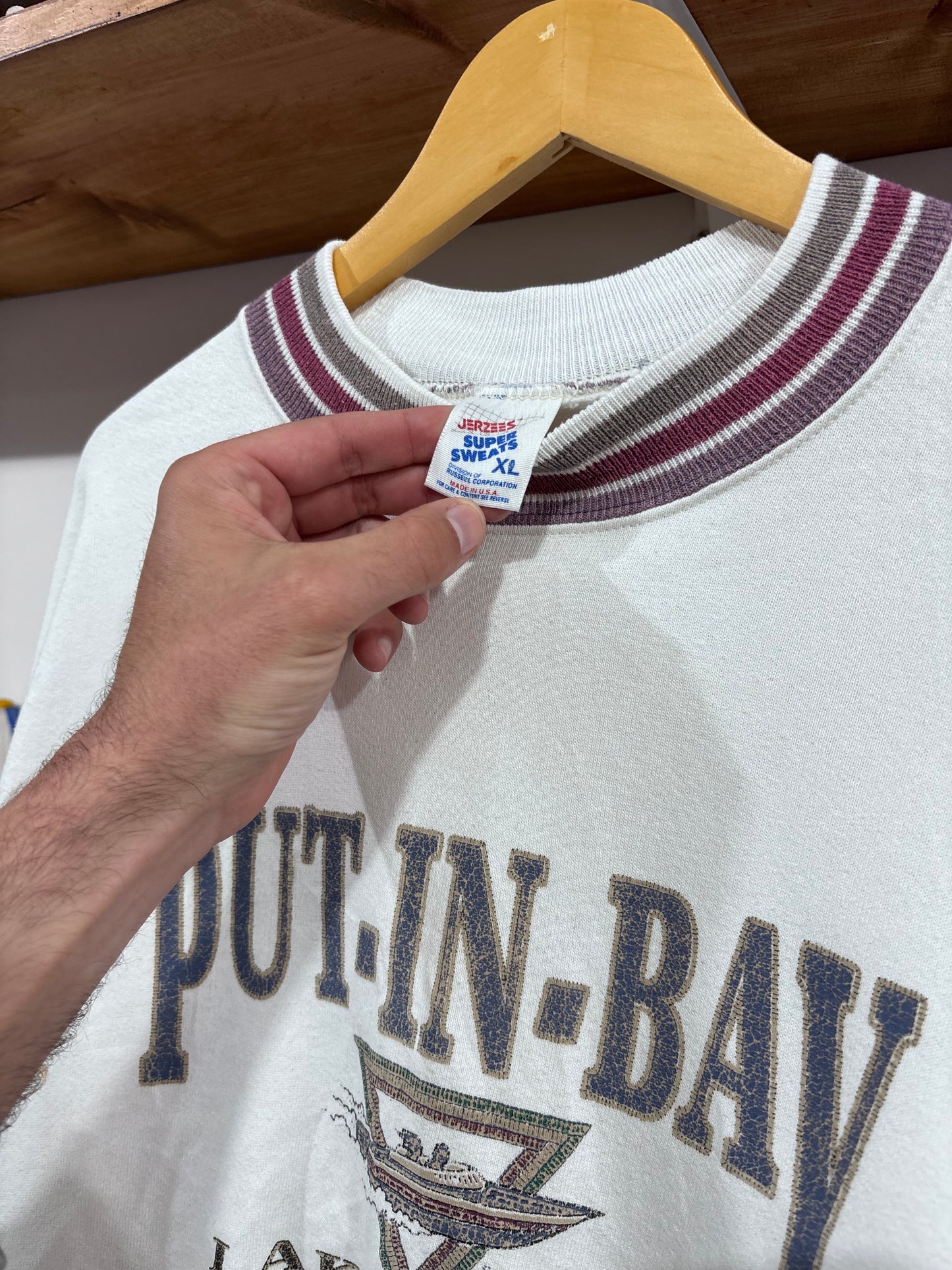 Vintage Put In Bay Lake Erie Crewneck