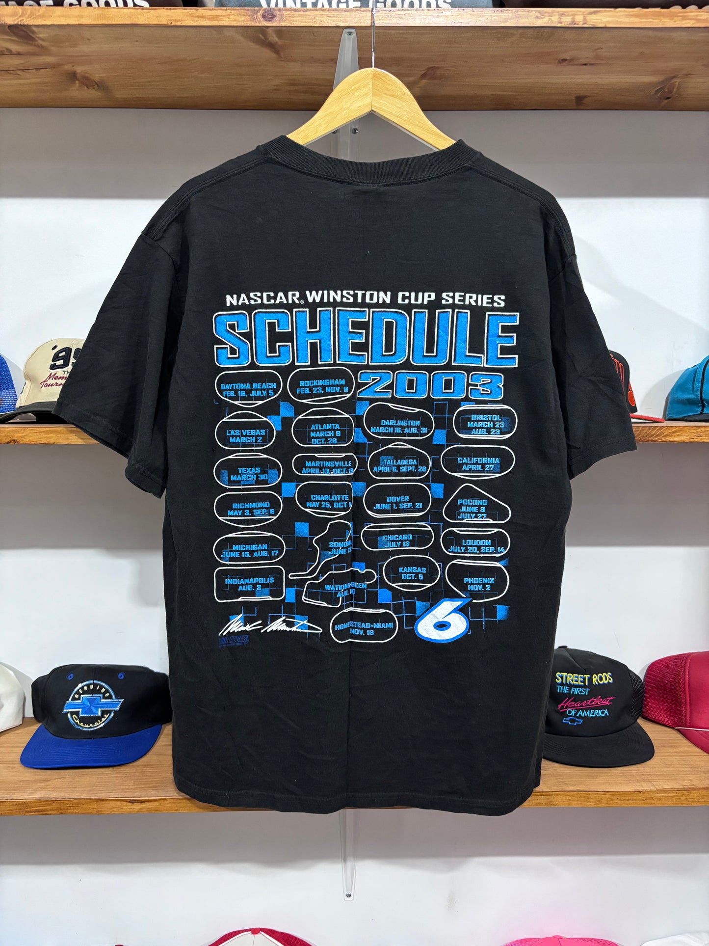Vintage Mark Martin Pfizer Racing Tee