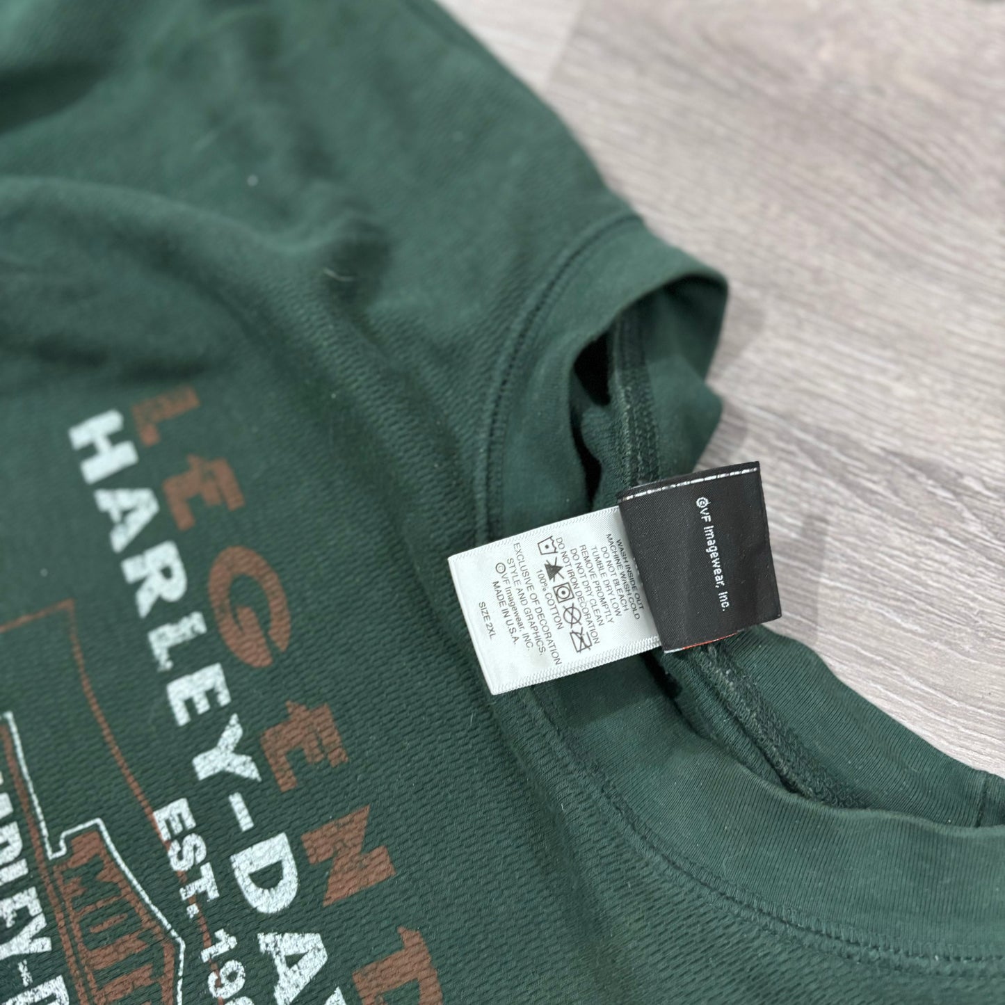 Vintage Harley Davidson Thermal Long Sleeve Tee