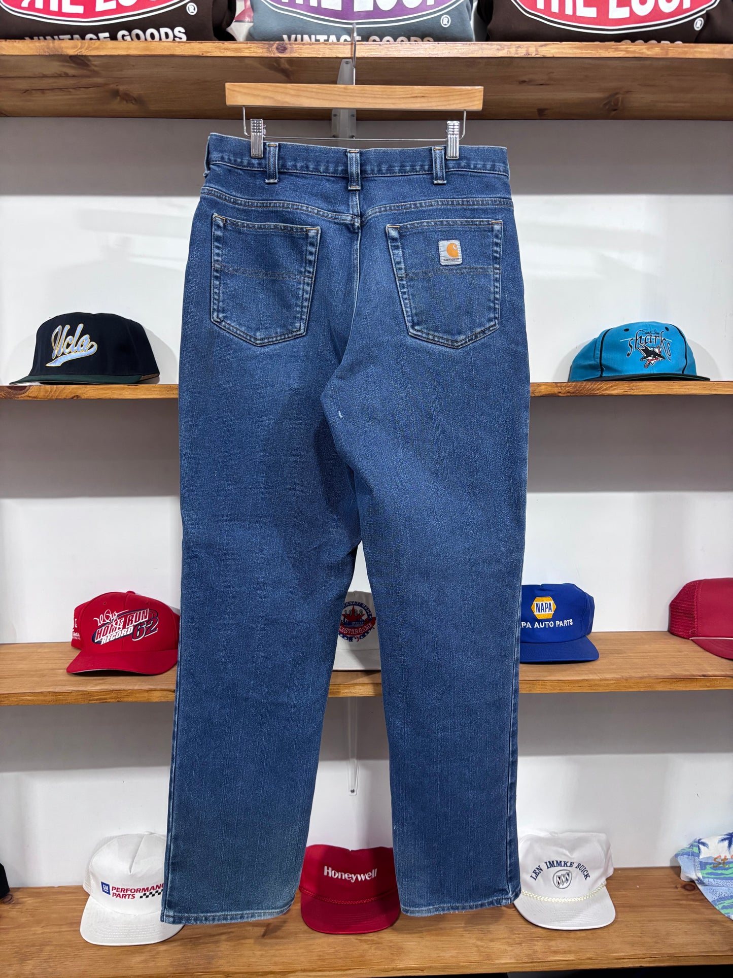 Vintage Carhartt Faded Blue Jeans