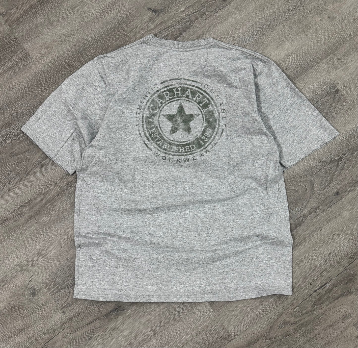 Vintage Grey Carhartt Pocket Tee