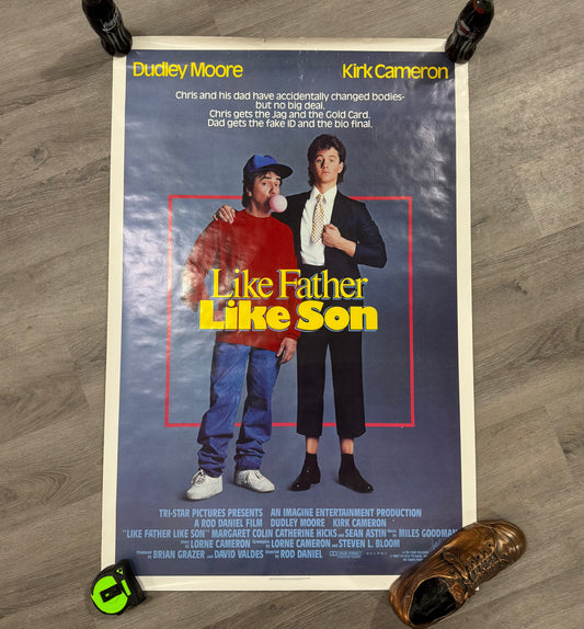 Vintage Like Father Like Son Movie Poster