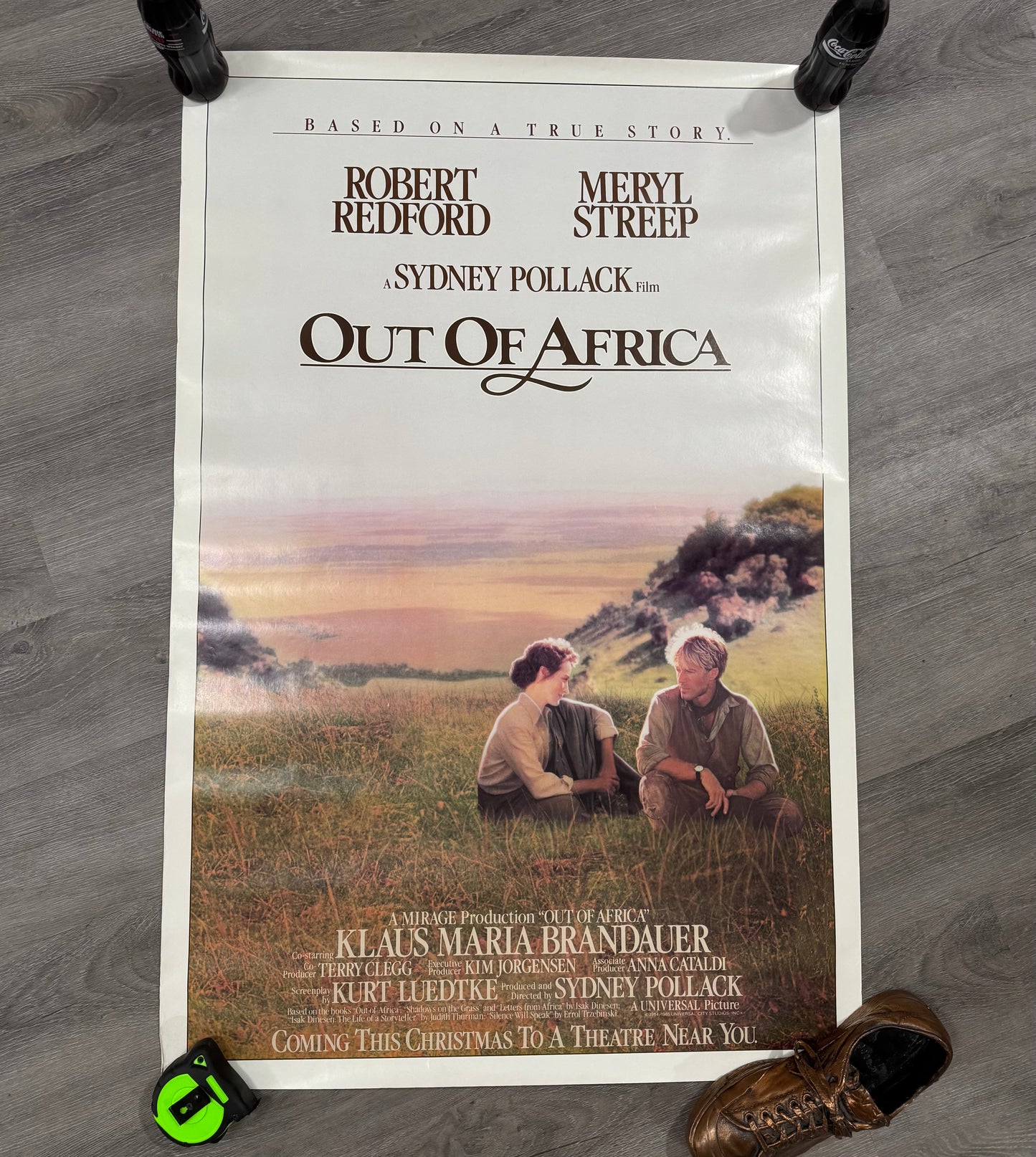 Vintage Out of Africa Movie Poster