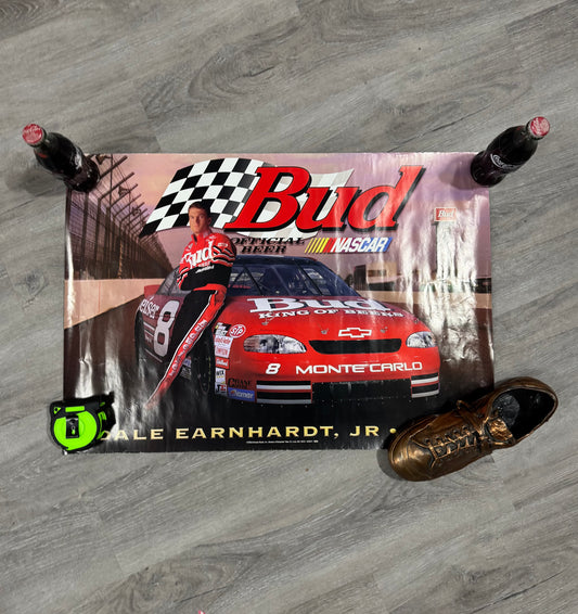 Vintage Bud Racing Poster