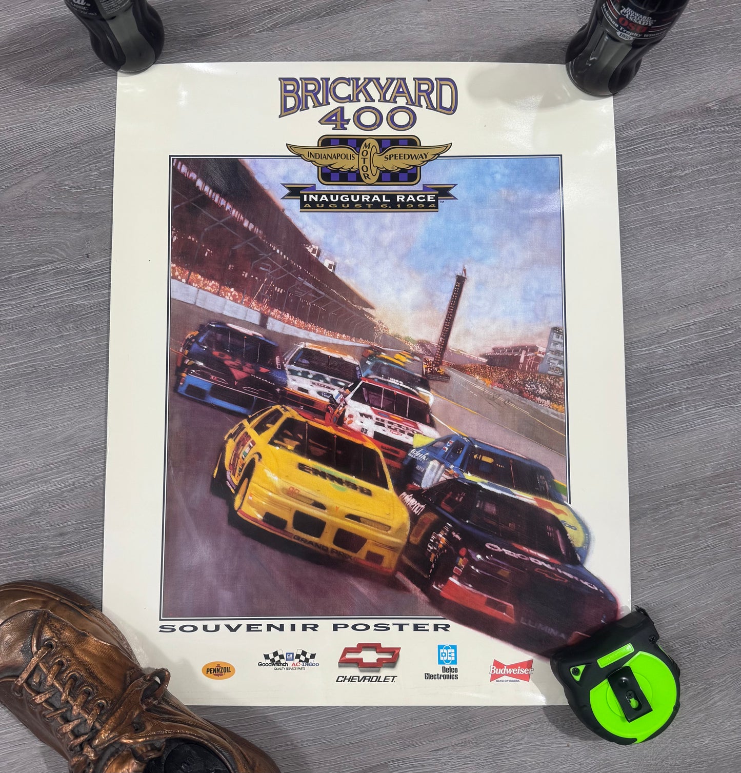 Vintage Brickyard 400 Poster