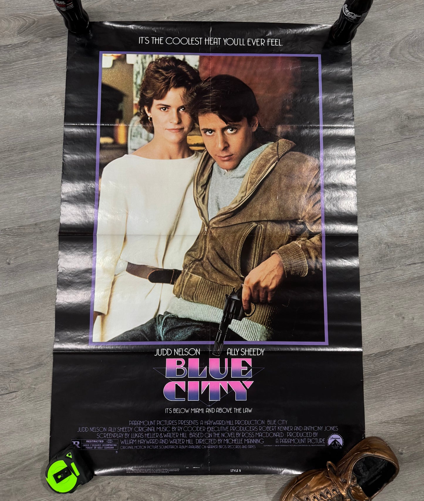 Vintage Blue City Movie Poster