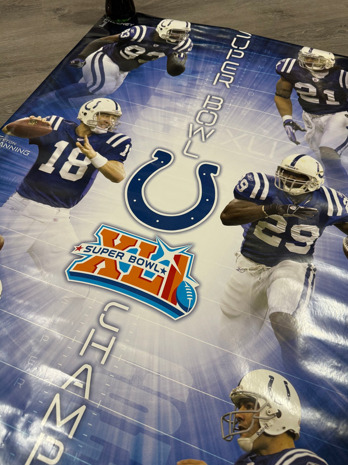 Vintage Colts Super Bowl Poster