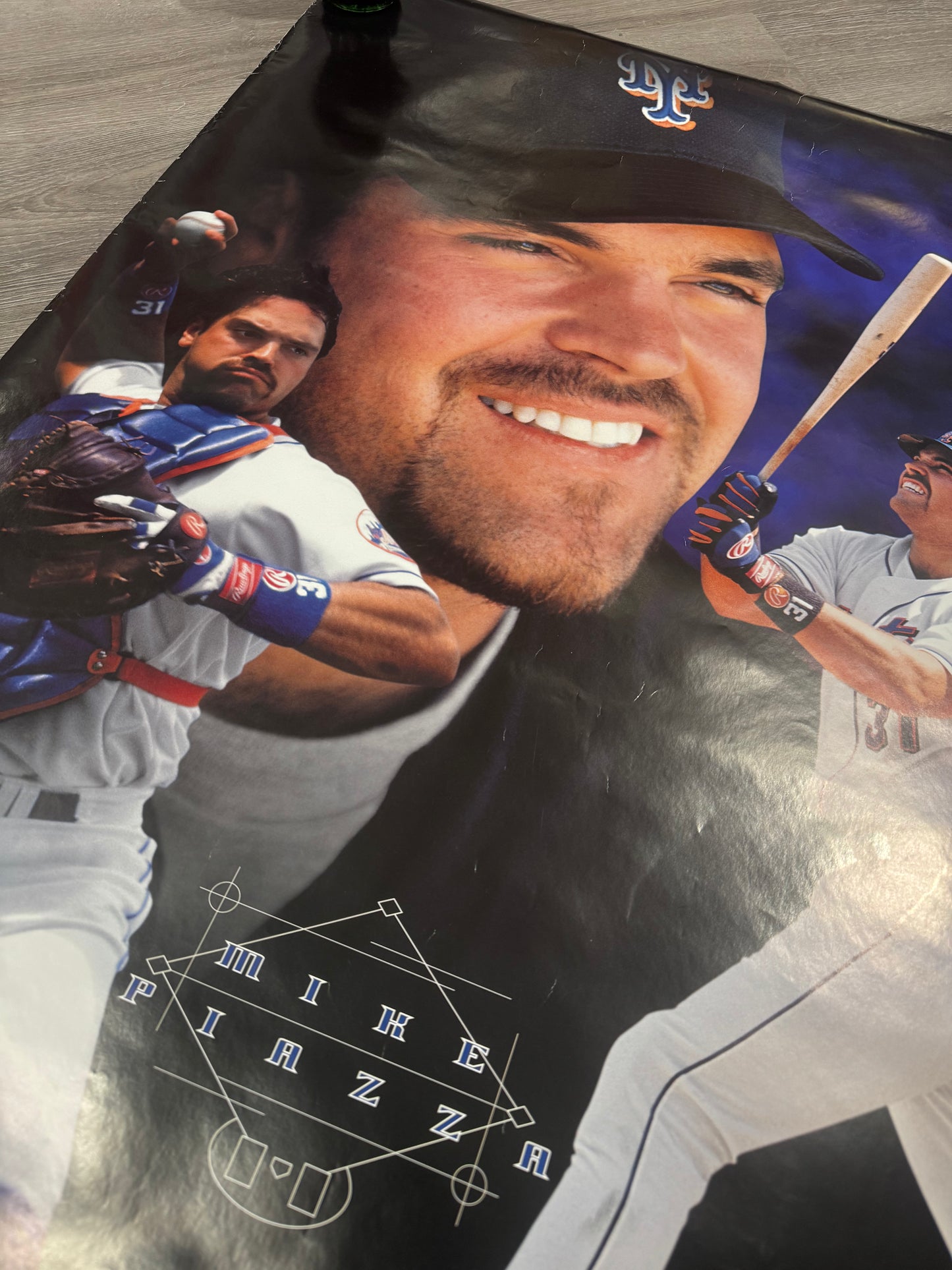 Vintage Mike Piazza Poster