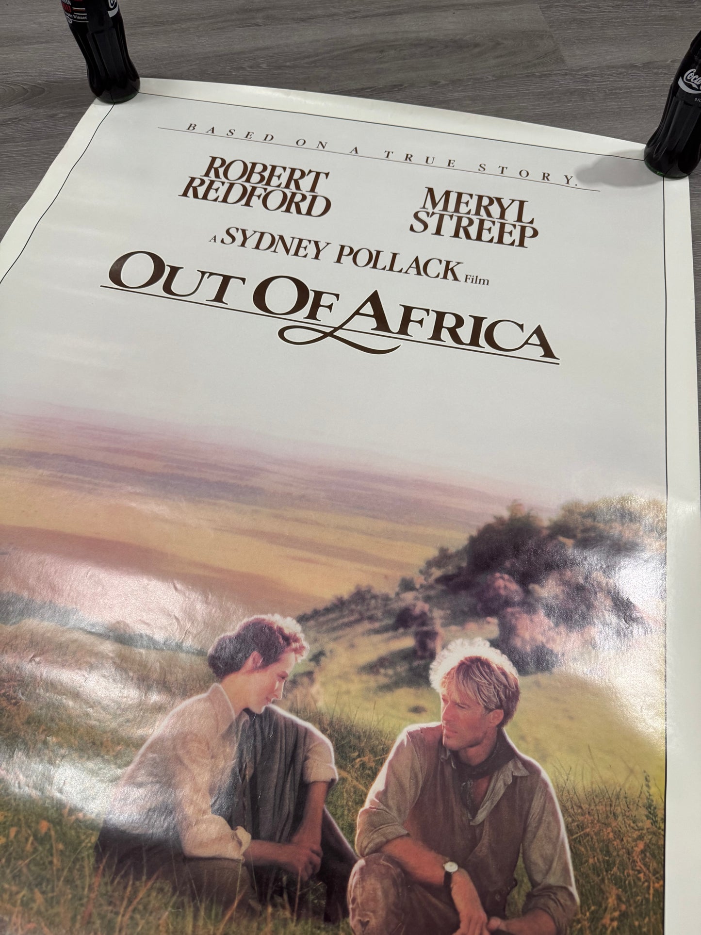 Vintage Out of Africa Movie Poster