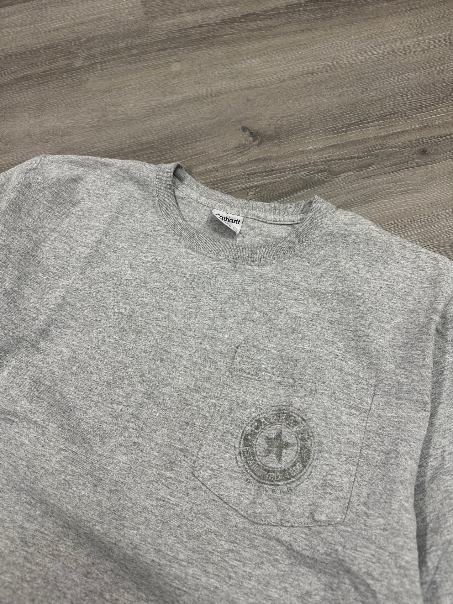 Vintage Grey Carhartt Pocket Tee