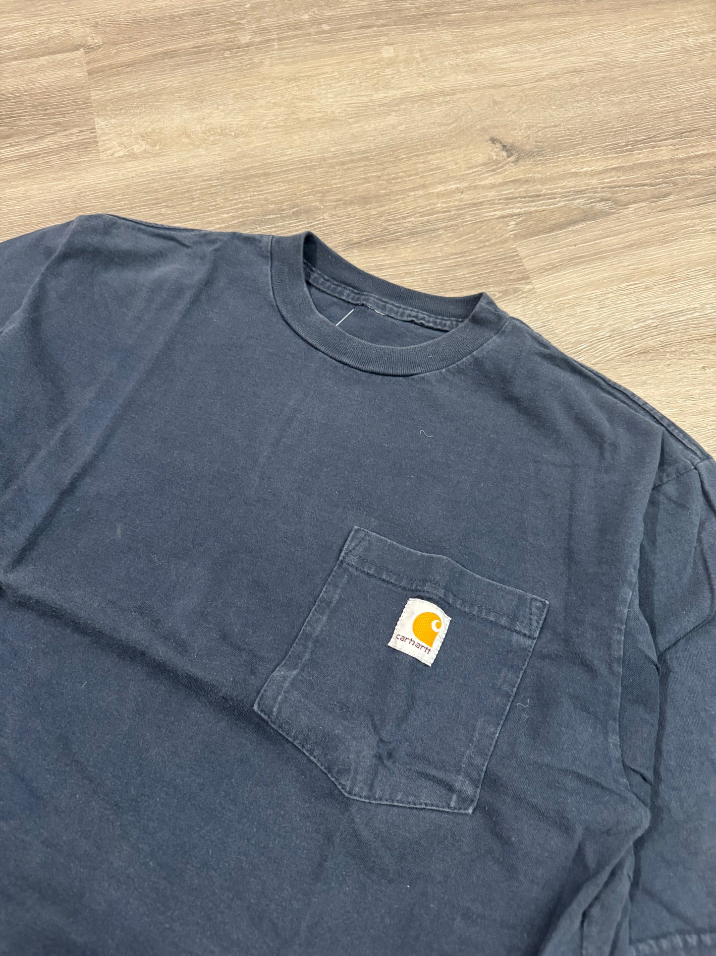 Vintage Navy Carhartt Pocket Tee