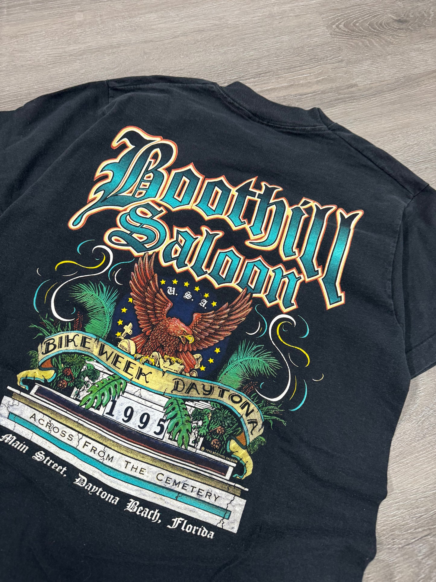 Vintage Boothill Saloon Biker Tee