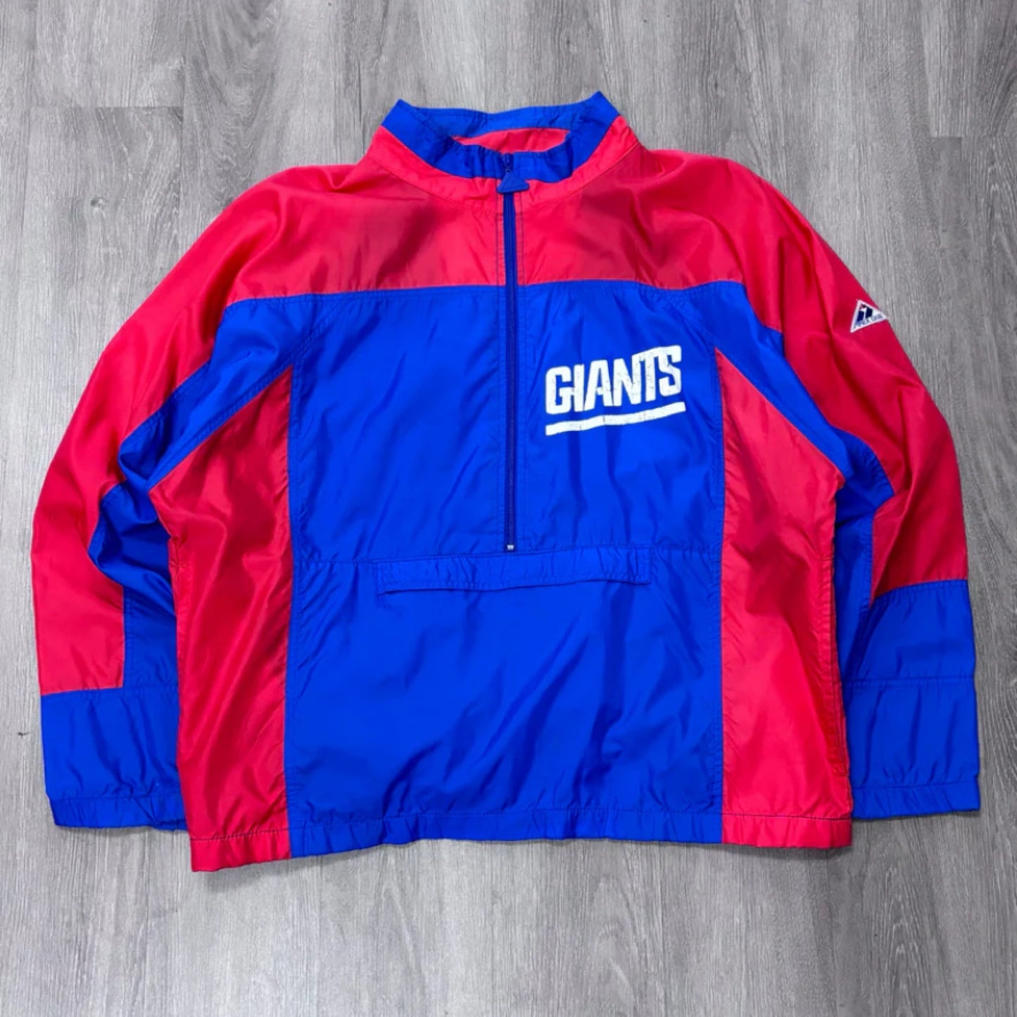 Vintage 1/2 Zip New York Giants Pullover ApexOne Windbreaker